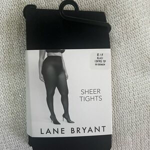 Brand new Black sheer lane Bryant tights